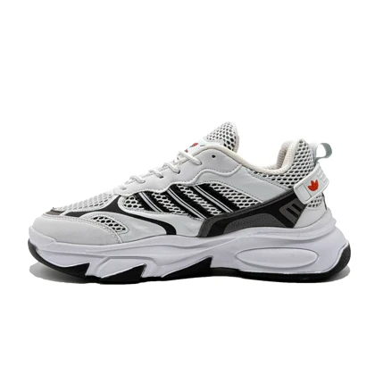 کتانی اسپرت ست مردانه زنانه مدل آدیداس سه خط رنگ سفید کد 54405