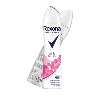اسپری بدن زنانه رکسونا مدل Rexona Pink Blush