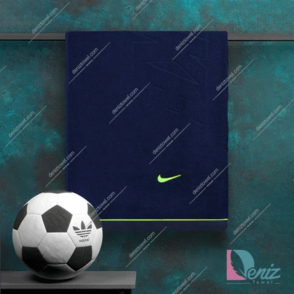 حوله ورزشی NIKE سرمه ای سبز بزرگ