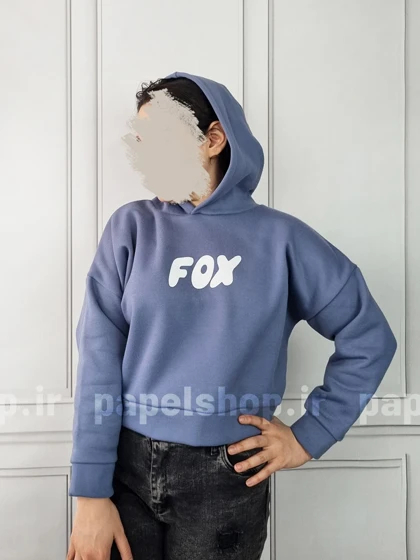 کراپ هودی fox