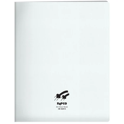کلیربوک 20 فایل پاپکو Papco مدل CB-42015 بلک اند وایت سایز A4