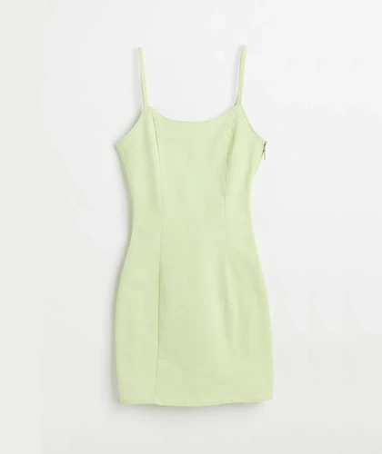 پیراهن جین سبز روشن DR611