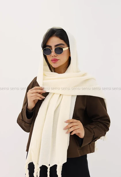 شال بافت پشمی رنگی کد1005164