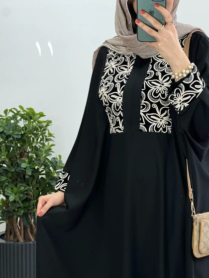 عبای بلند سوزندوزی اسرا 6