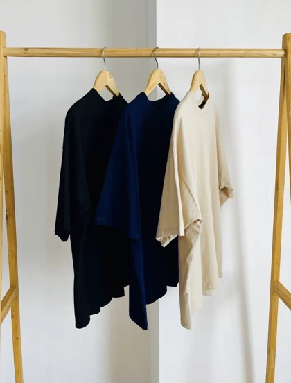 تیشرت باکسی رنگی خنک و سبک بهاره