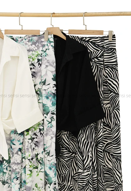 ست شومیز شلوار گره‌ای کد1005463