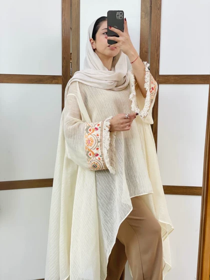 رویه شیفون با خرج کار