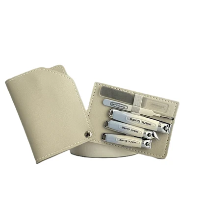 ست مانیکور چرمی 5 تیکه رندوم