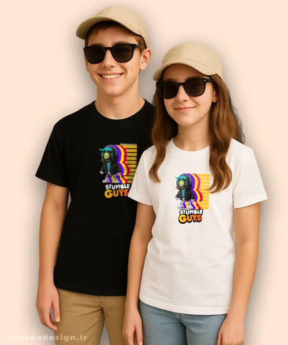 تیشرت بچگانه مدل بازی Stumble Guys