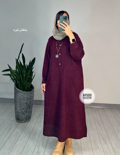پیراهن مانتویی صنم