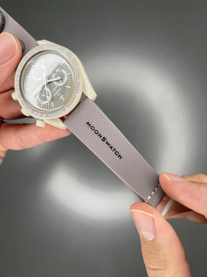ساعت مچی امگا سواچ بند رابر ماموریت به زمین Omega x Swatch Mision to the earth Rubber