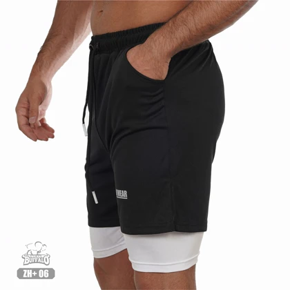 شلوارک کشاله دار بوفالو بدنسازی رنگ بندی