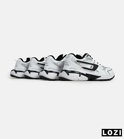 کفش کتانی مردانه سفید مشکی DIESEL S-SERENDIPITY SPORT