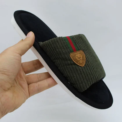 اسلیپر حوله ای مردانه مدل کبریتی