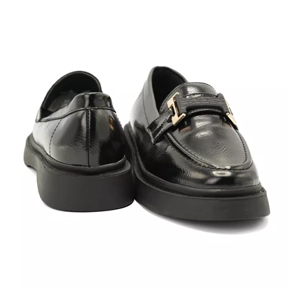 کفش کالج زنانه مدل Flat shoes - 0252_ Black