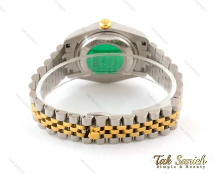 ساعت رولکس مردانه مدل طلایی نقره ای صفحه سیلور Rolex-3640-G