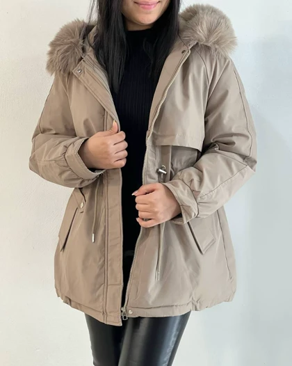 کاپشن تو خز اور..جینال کد 5205