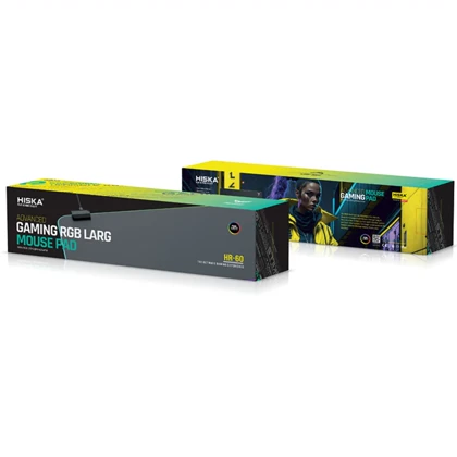 ماوس پد گیمینگ هیسکا HISKA مدل HR-60 با 14 حالت RGB