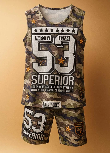 ست رکابی شلوارک مردانه مدل 53