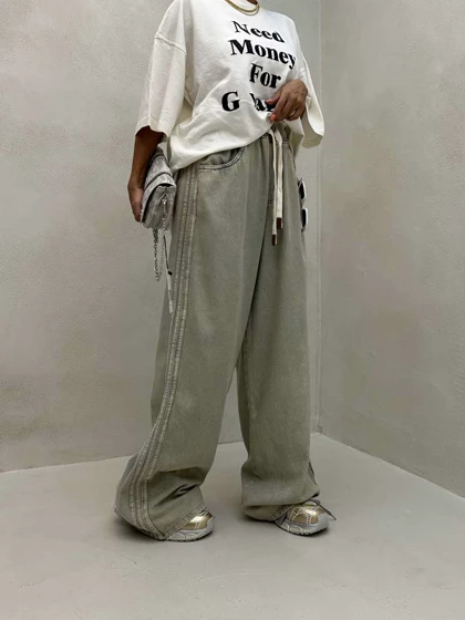شلوار بگ 3 خط
