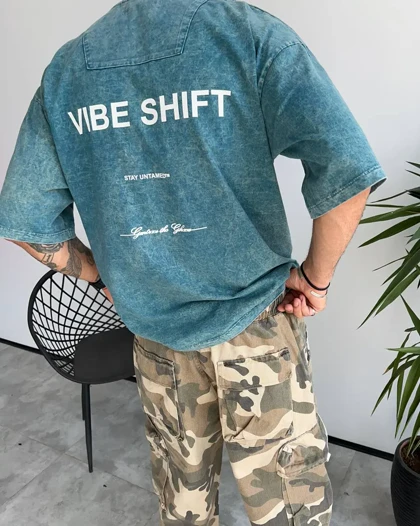 تیشرت سنگشور VIBE SHIFT رنگ سبز اوشین