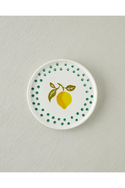بشقاب کیک 6 تکه English Home مدل Lemon Garden سرامیکی - چندرنگ