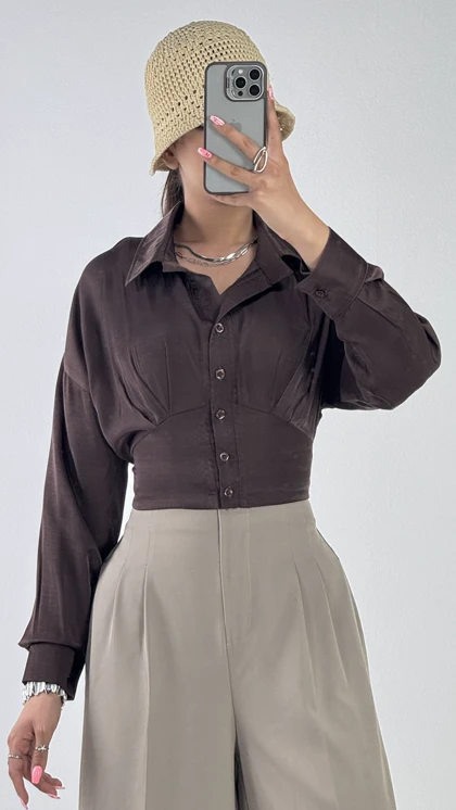 شومیز عروسکی پشت بندی کد 500699