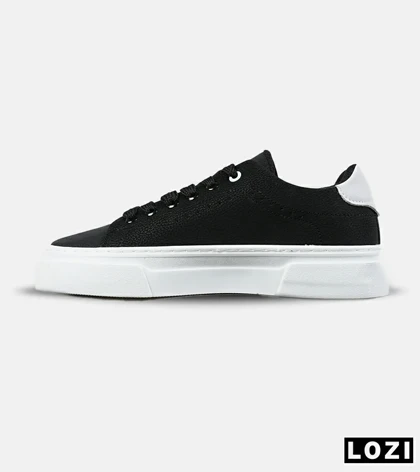 کفش کتانی مردانه مشکی BERSHKA مدل 7670