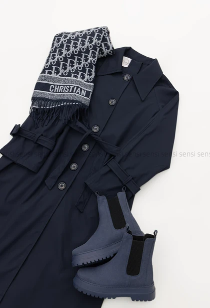 بارانی سانتانا 6دکمه آستر دار @@کد1004876