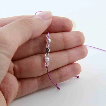 دستبند دخترانه مدل چشم