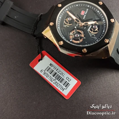 ساعت مچی مردانه اورجینال موتور ژاپنی برند مینی فوکوس سه موتور مدل Mf0422G.01 بند رابر