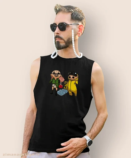 تاپ مردانه و زنانه طرح بریکینگ بد شخصیت والتر وایت و جسی پینکمن کد 886