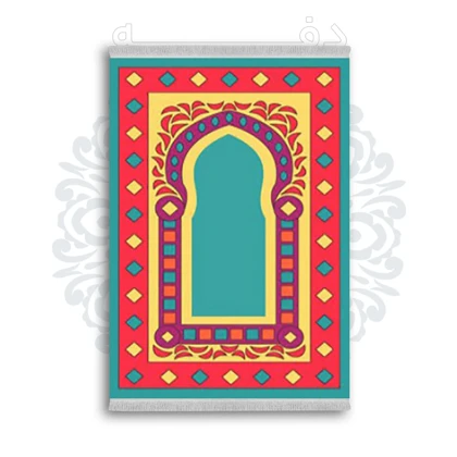 *جدید* فرشینه از جنس پارچه شانل مخمل ترک طرح فانتزی برند دفه کد 23