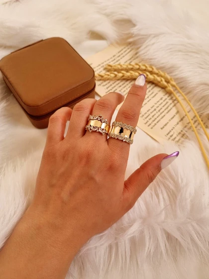 انگشترهای طرح طلا مرلین