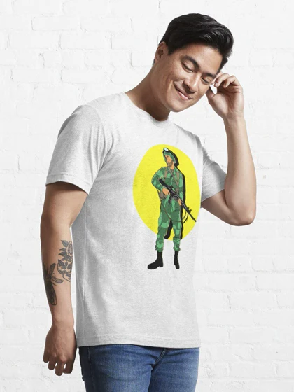 تیشرت Tintin طرح لوگو ARMY MAN کد 207535