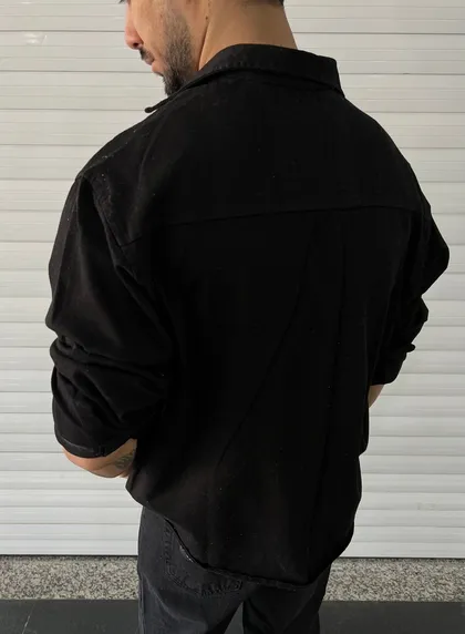 کت کتان مشکی ZARA
