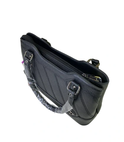 کیف زنانه چرم درجه 1 مشکی 3544ta
