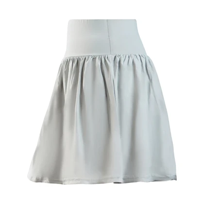 دامن کشاله دار تنیسی مدل 4A0033 طوسی روشن