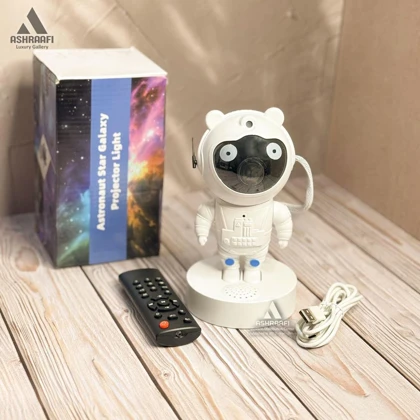 چراغ خواب کهکشانی Astronaut Star Galaxy Projector Light