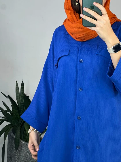 مانتو دکمه دار برکه 7