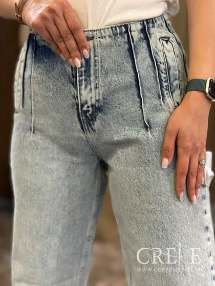 جین نیم بگ قد 107