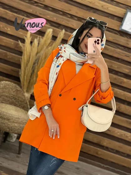 مانتو پشت ژیله جیب برعکس