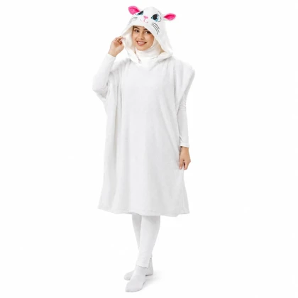حوله مدل پانچ گربه سایز 120 مناسب بزرگسالان از قد 155 تا 185 سانتی متر