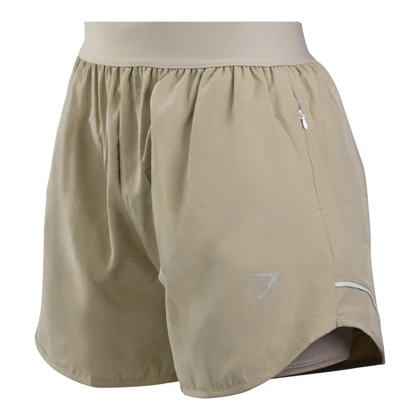 شلوارک کشاله دار ورزشی زنانه جیم شارک مدل 031 کرم