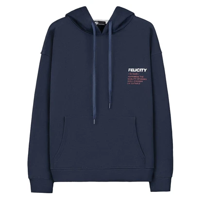 زیگ سویشرت و هودی navy felicity hoodie-9250