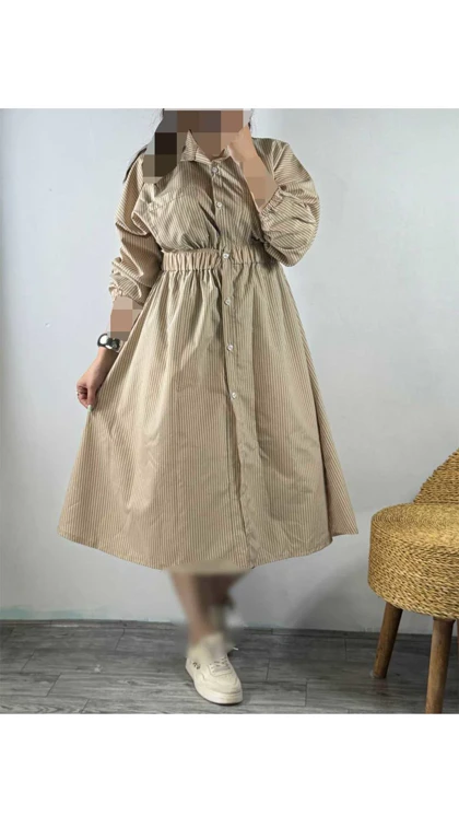 پیراهن عروسکی پینترستی کمرکش 40704
