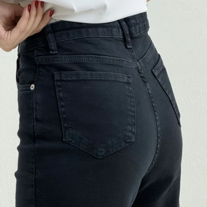 شلوار جین اورتابل سرمه ای | آی بولک