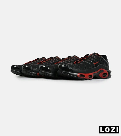 کفش کتانی مردانه و زنانه مشکی قرمز NIKE AirMax Plus TN Ultra
