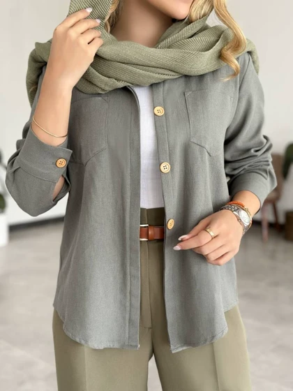 شومیز کنفی جدید زنانه کد KANAFI