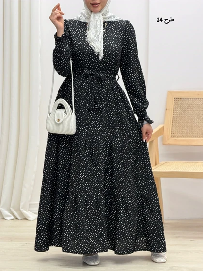 3357-پیراهن بلند پاریس